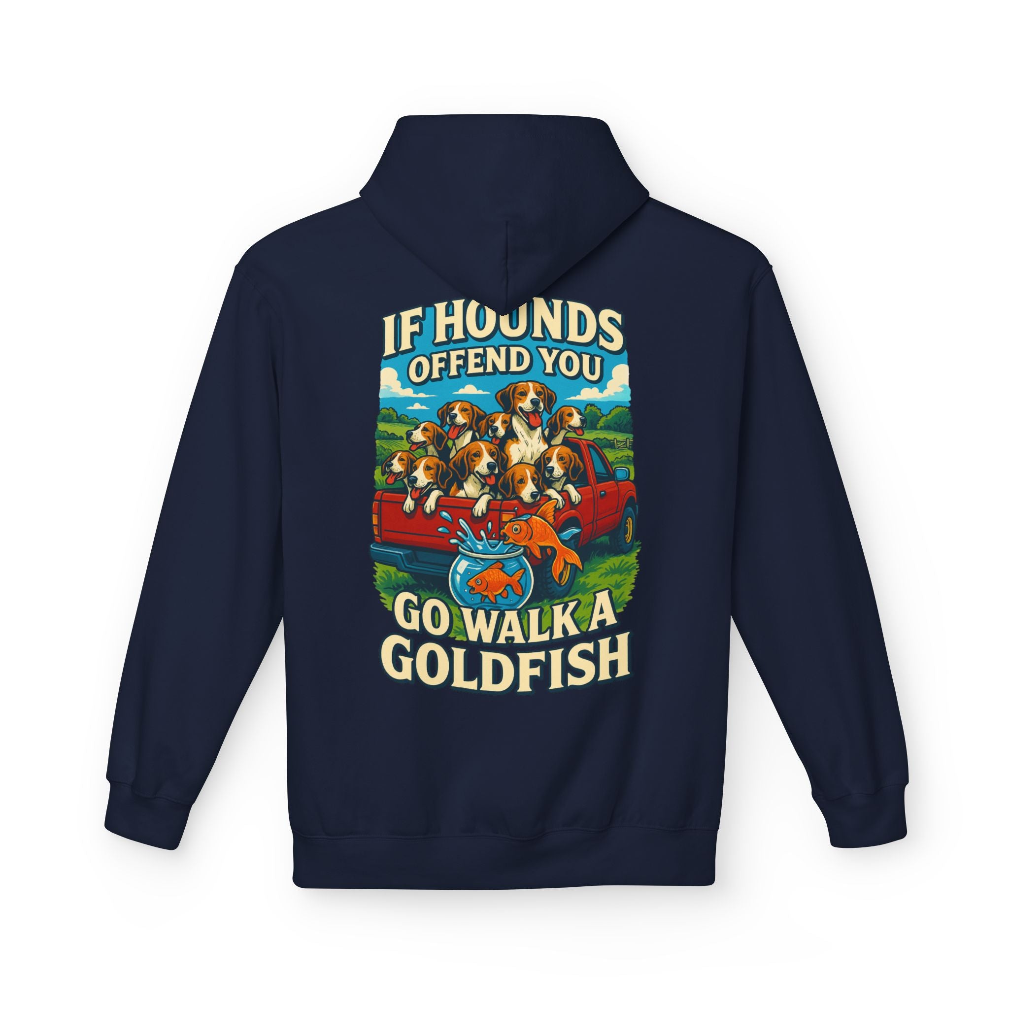 Woman's Walk A Goldfish Hoodie