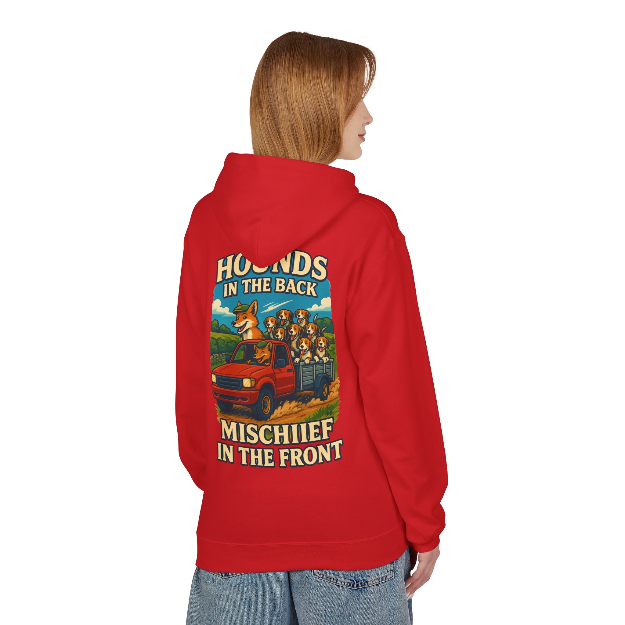Woman's Hounds In The Back Hoodie