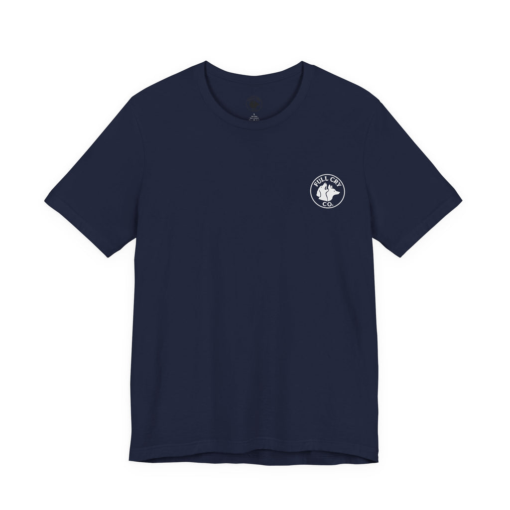 Men's Hounds in the Back, Mischief in the Front Tee