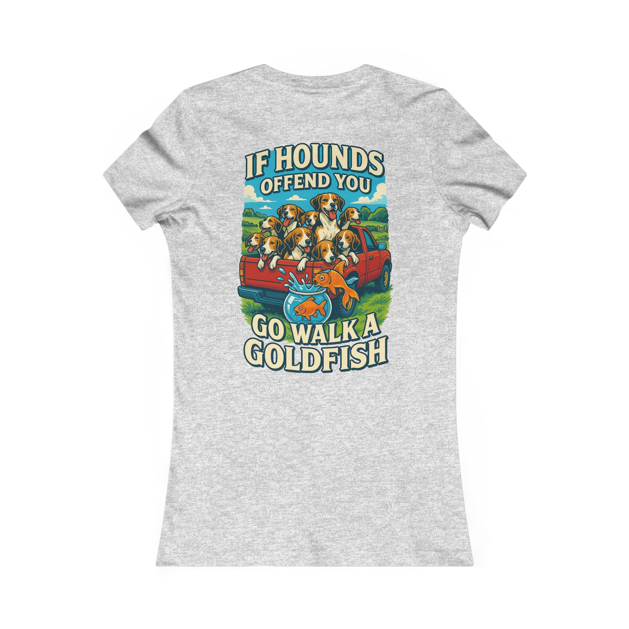 Woman’s Walking A Goldfish T-shirt
