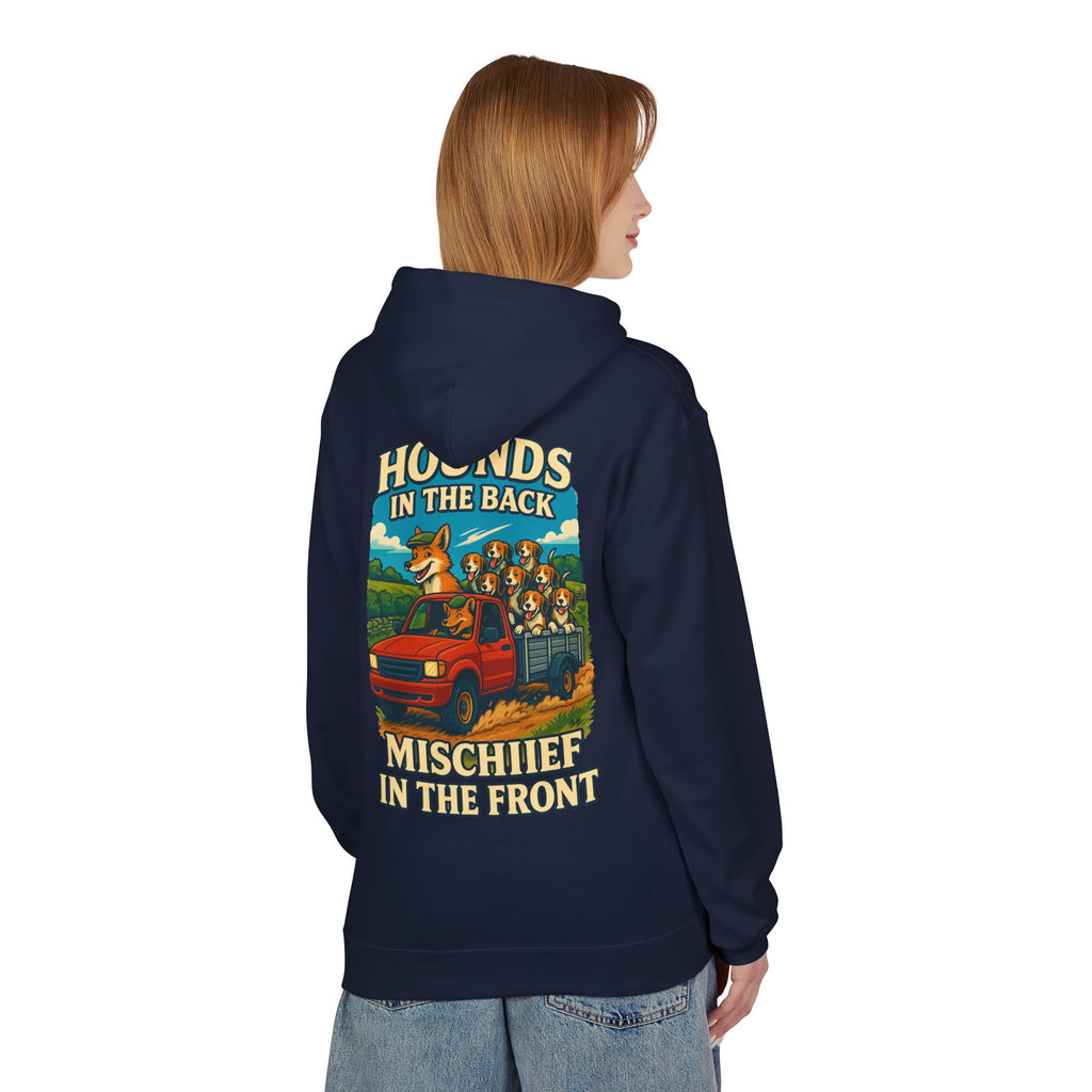 Woman's Hounds In The Back Hoodie