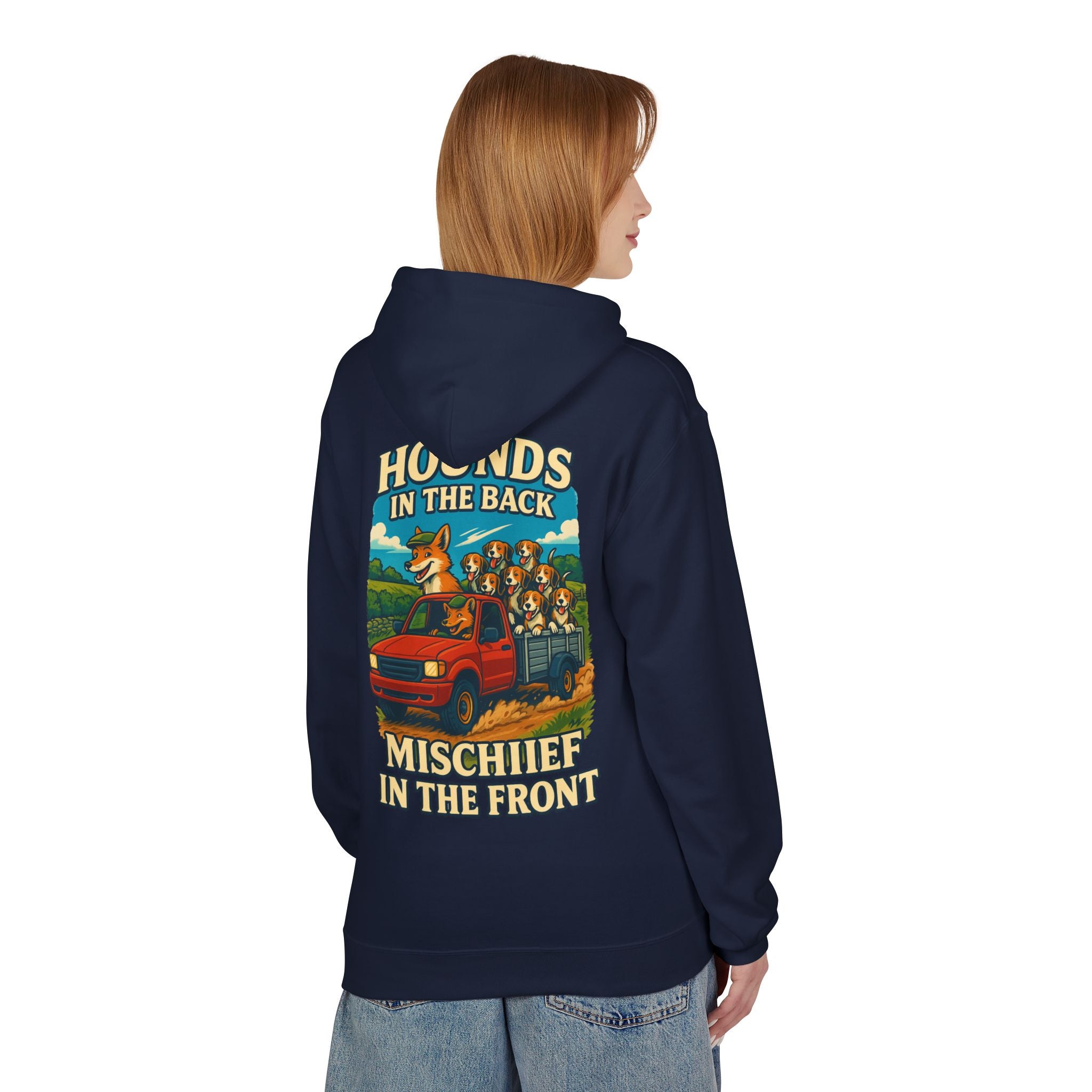 Woman's Hounds In The Back Hoodie