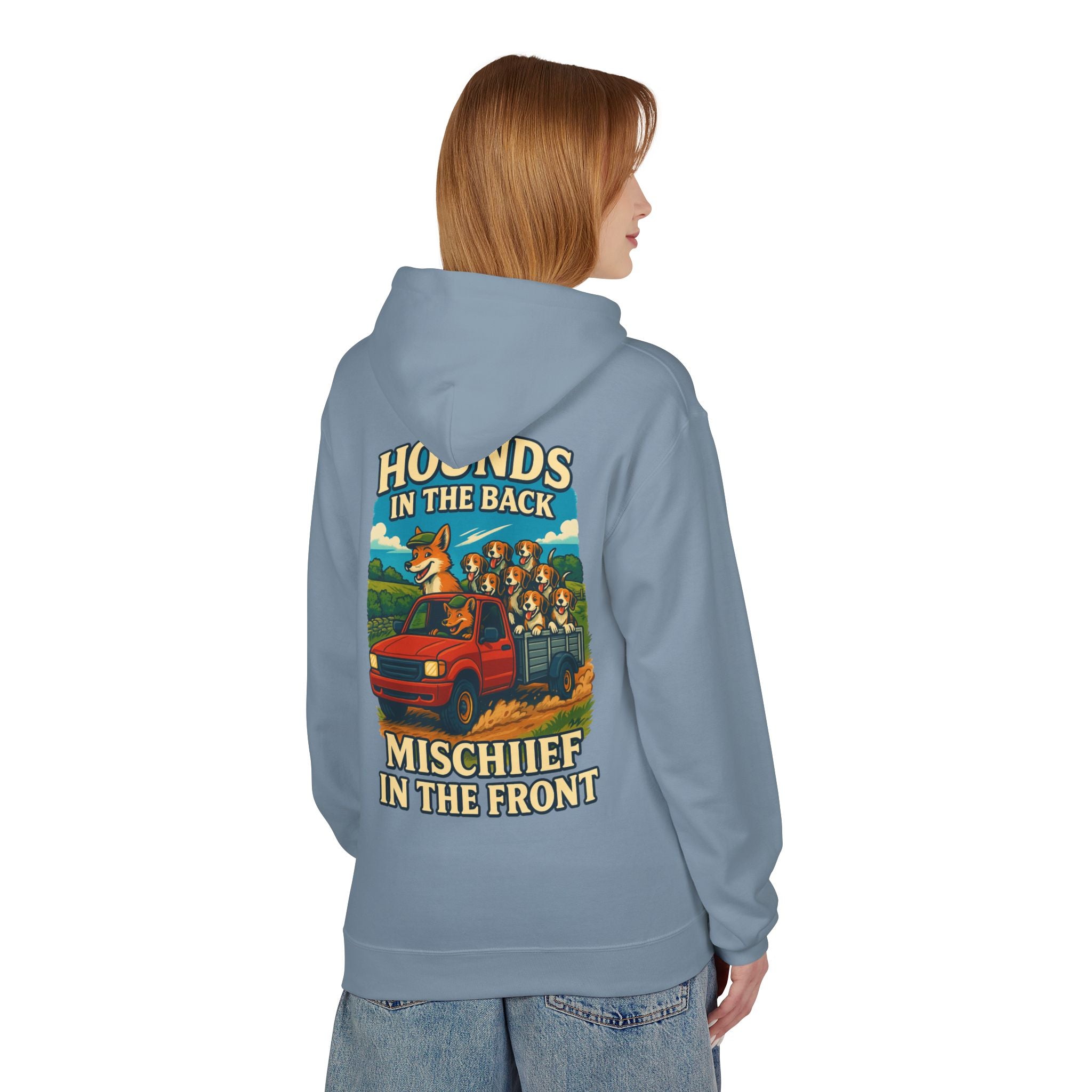 Woman's Hounds In The Back Hoodie