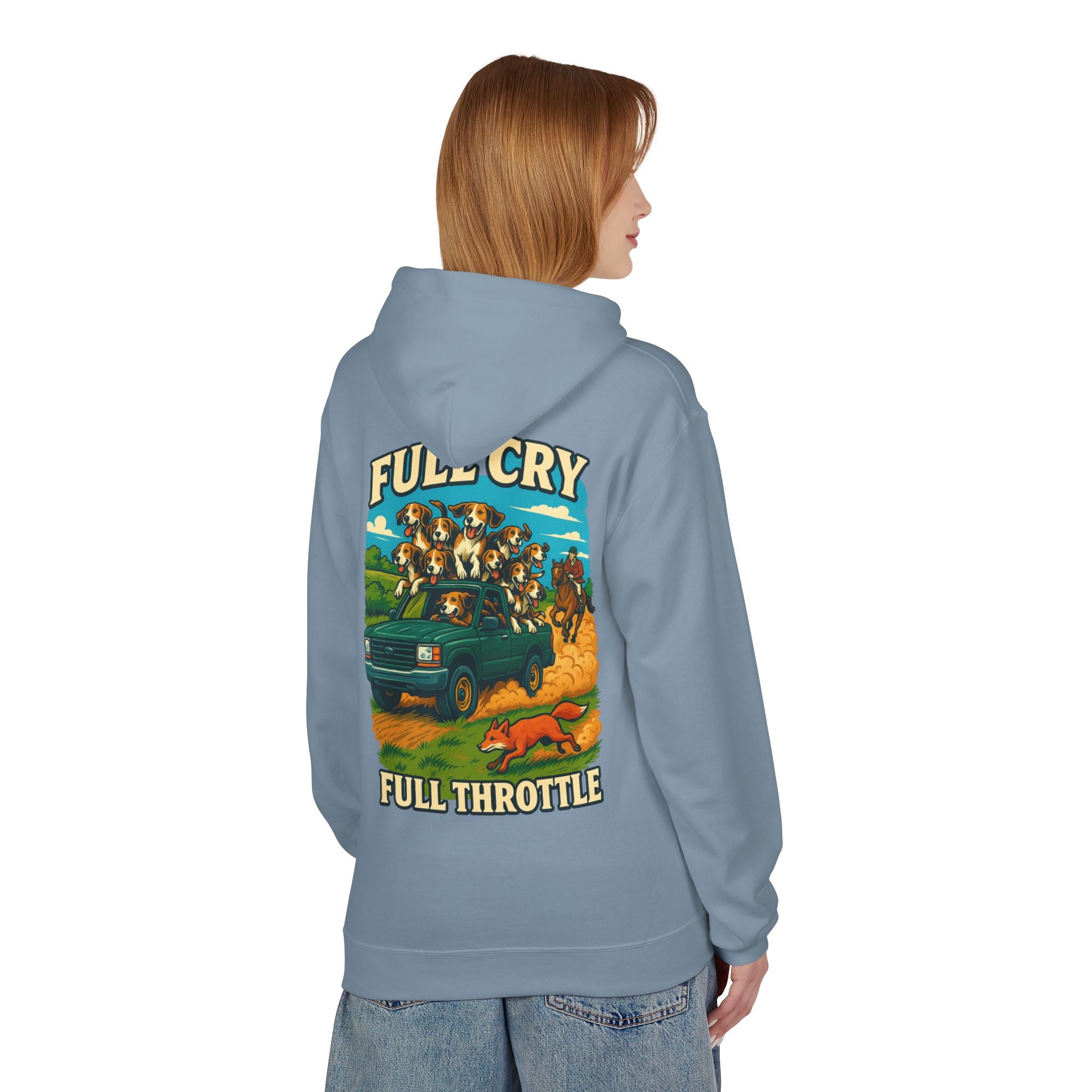 Woman's Full Cry, Full Throttle Hoodie