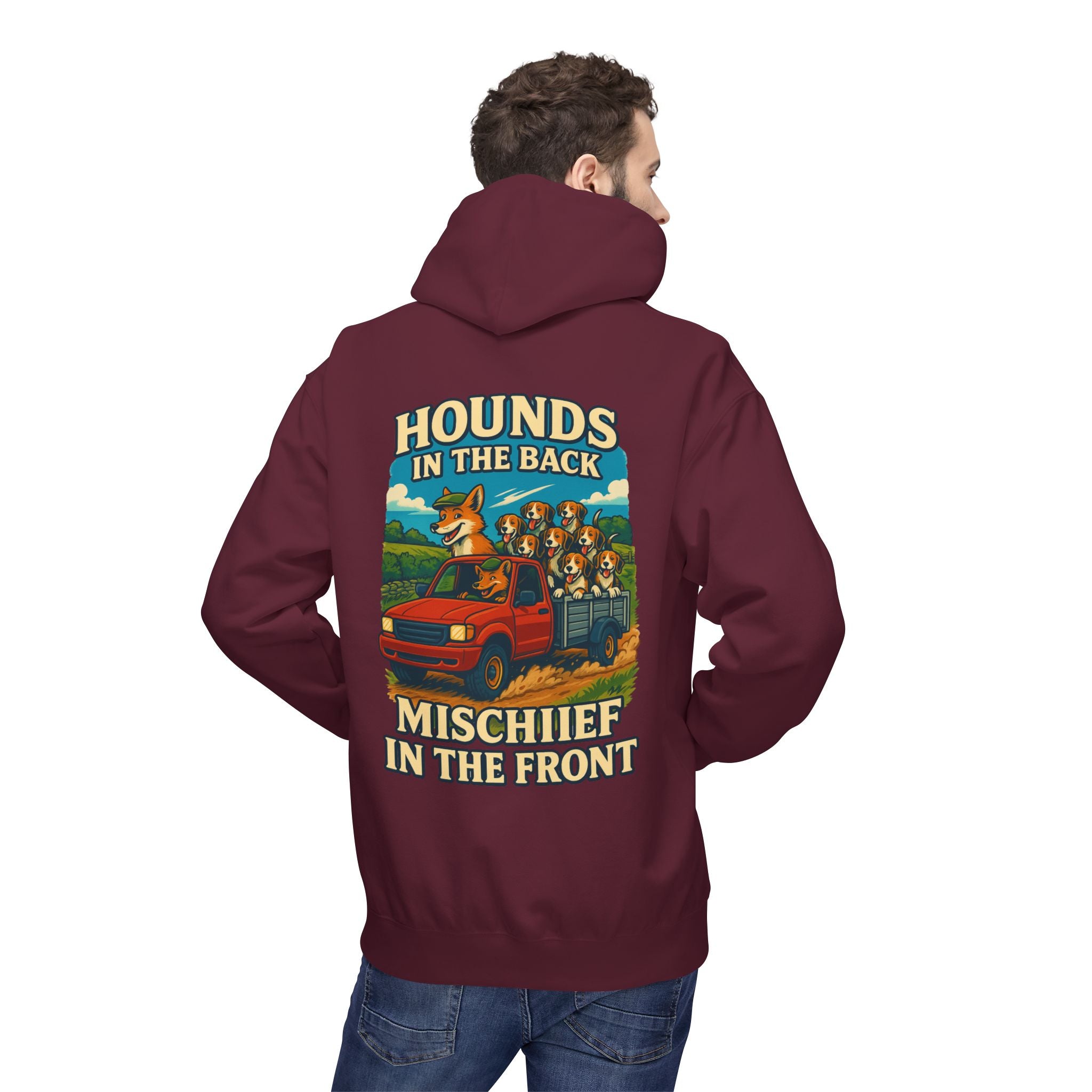 Men’s Hound and mischief Hoodie