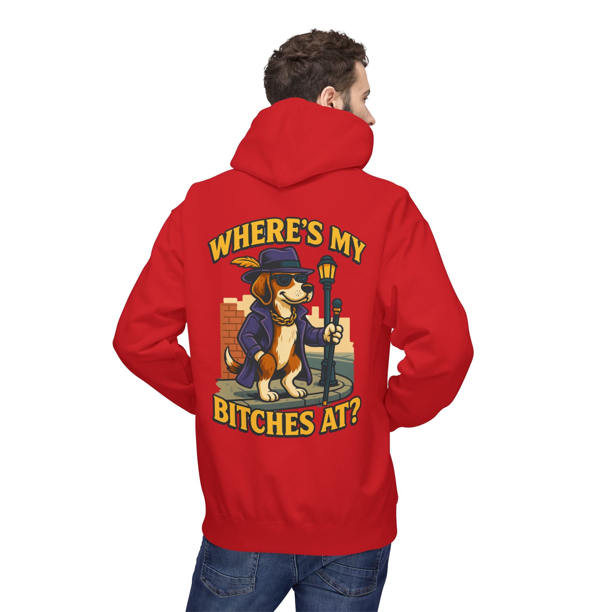 Men’s Where’s my B****’s At Hoodie