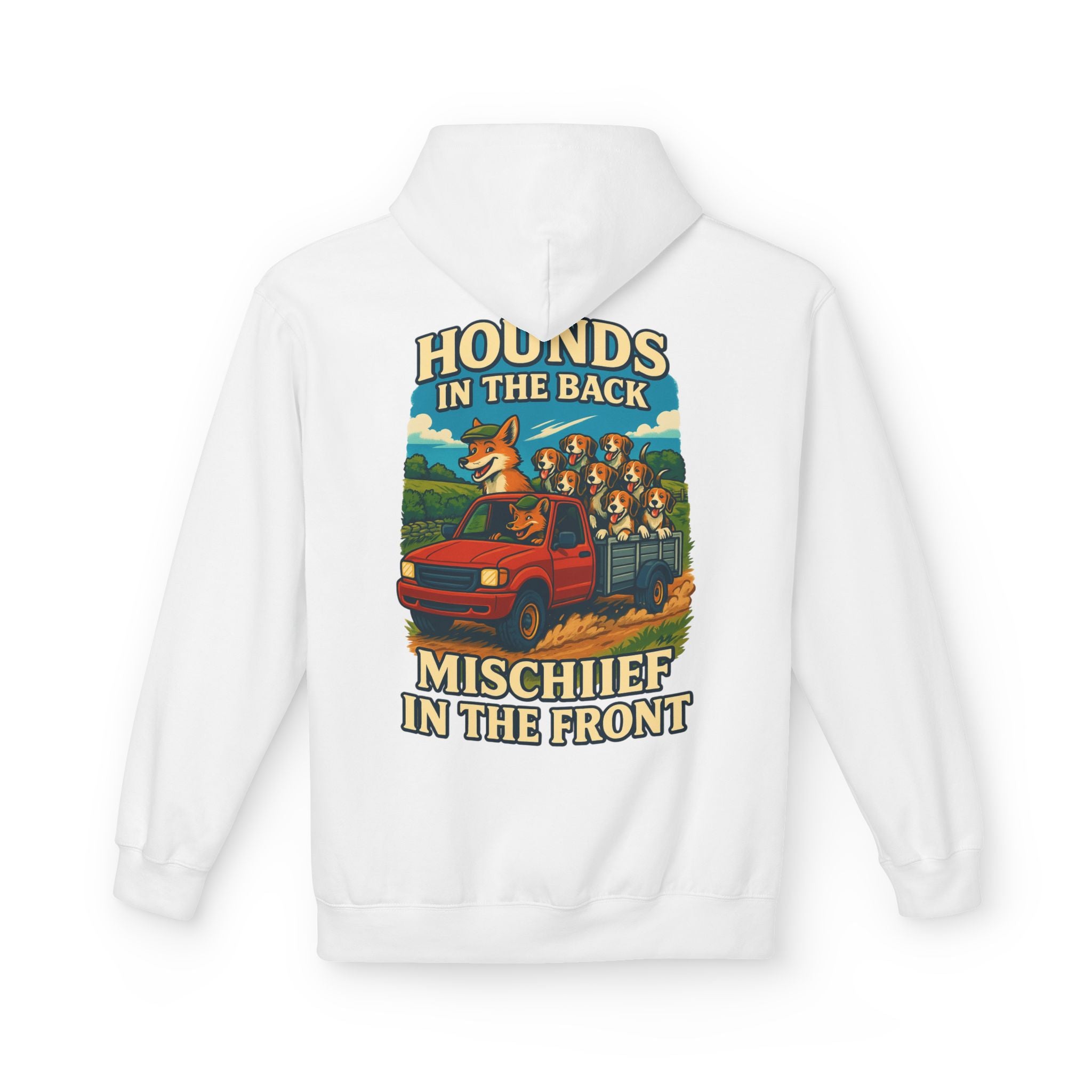 Woman's Hounds In The Back Hoodie