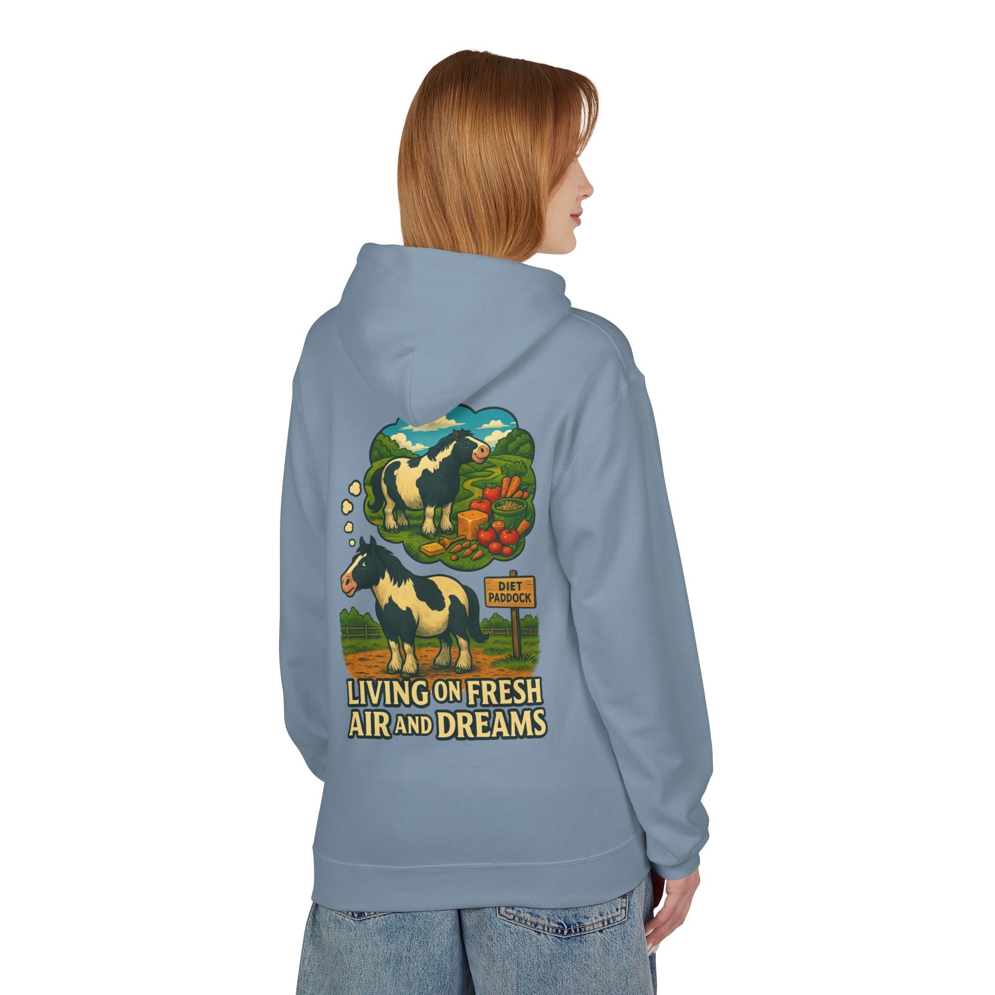 Woman's cob living on dreams Hoodie