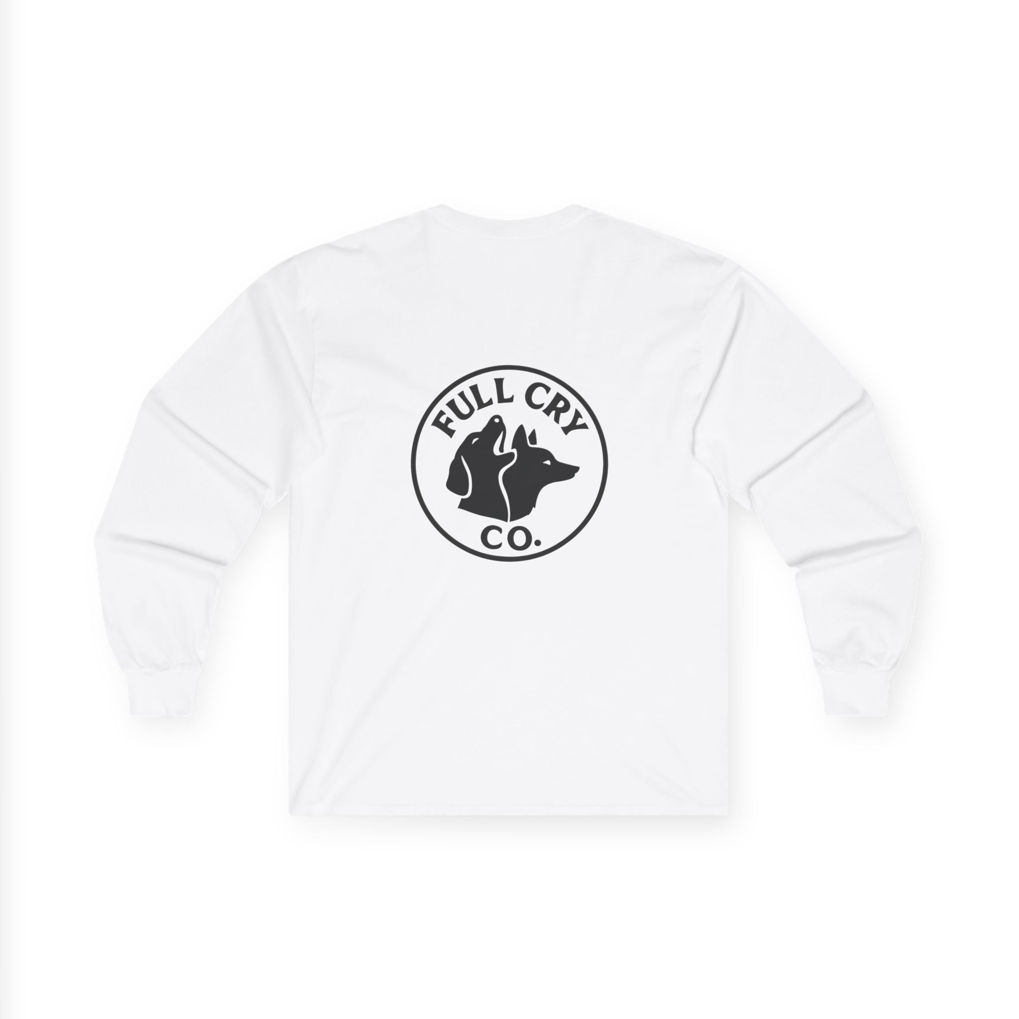 Mens plain logo Long Sleeve Tee