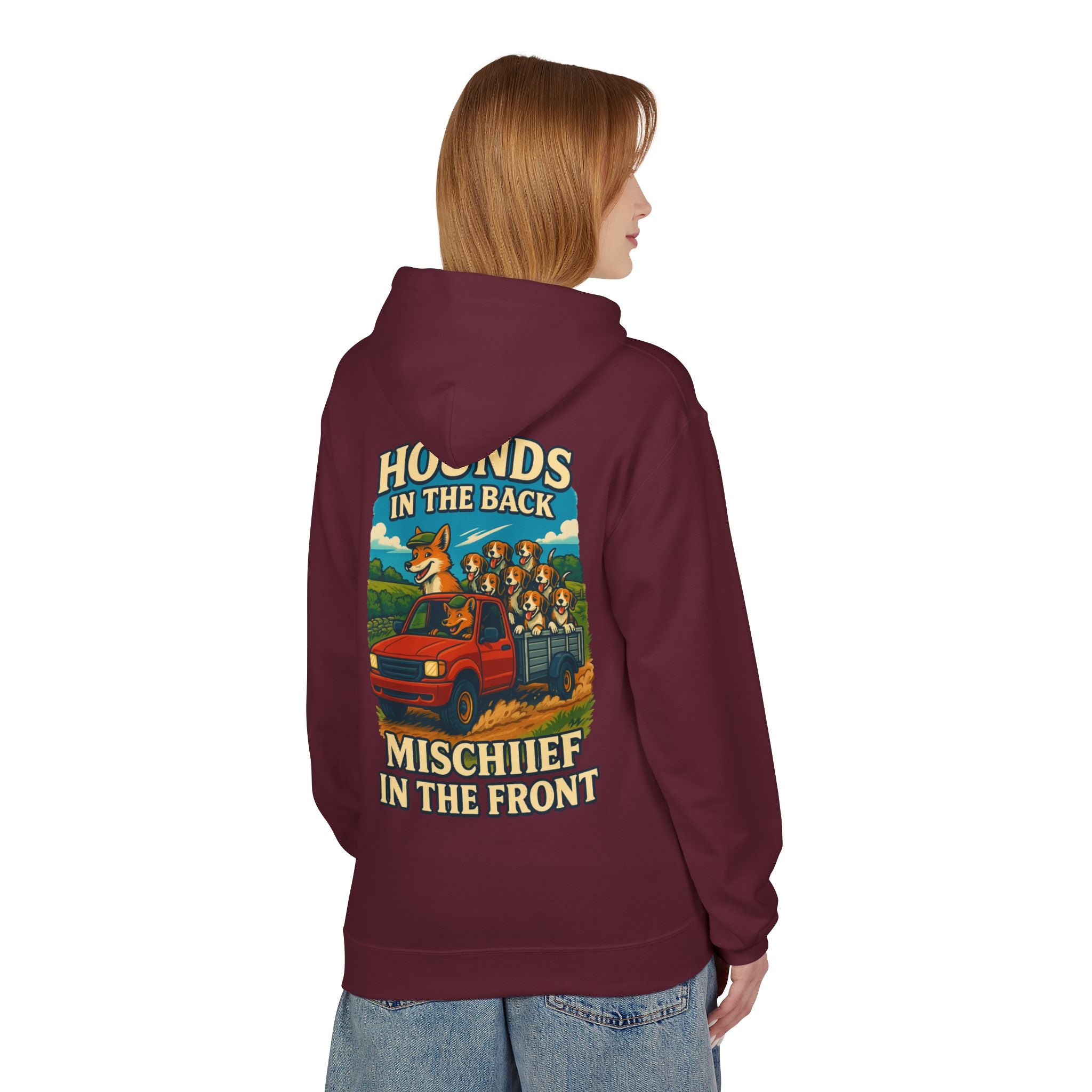 Woman's Hounds In The Back Hoodie