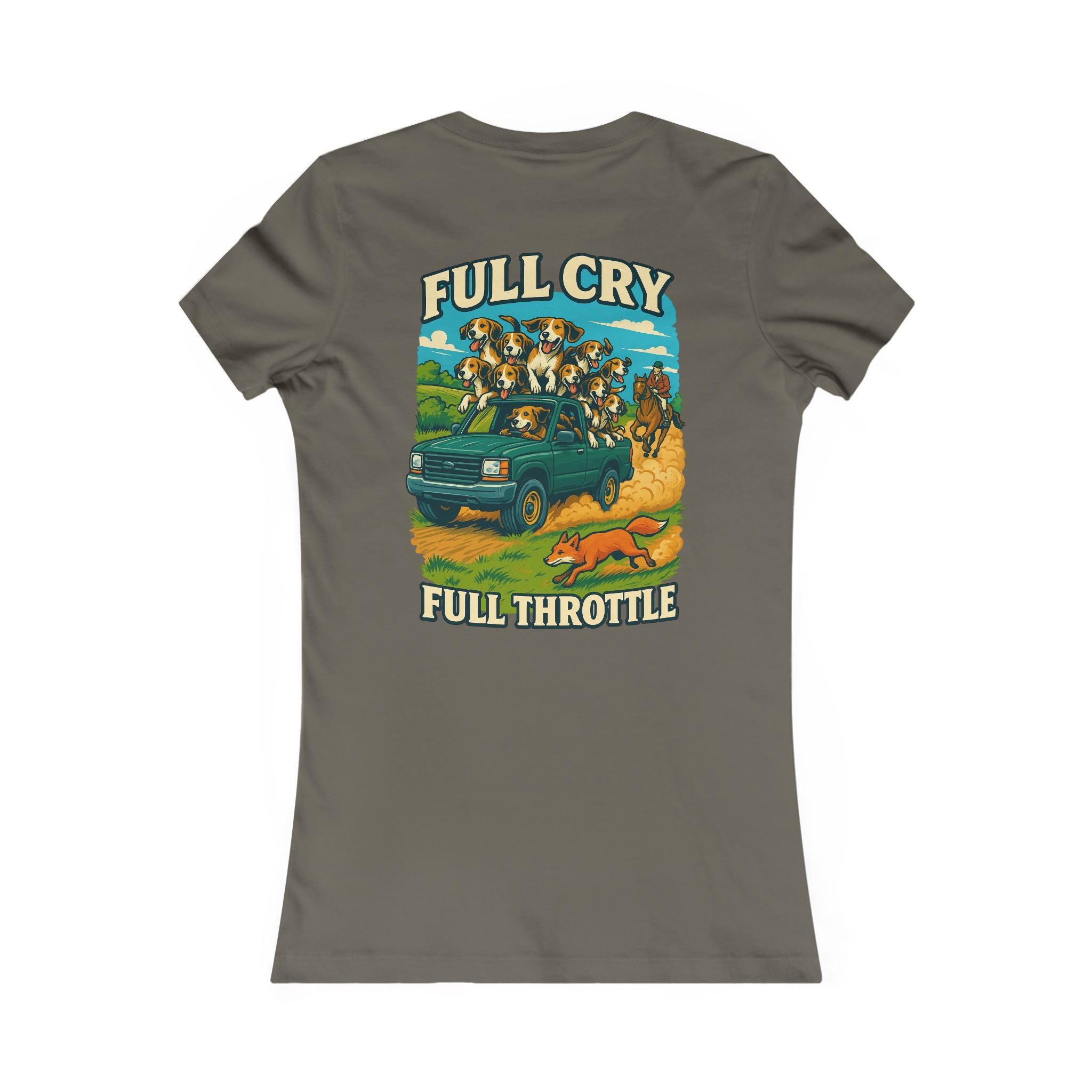 Woman’s Full Cry, Full Throttle T-shirt