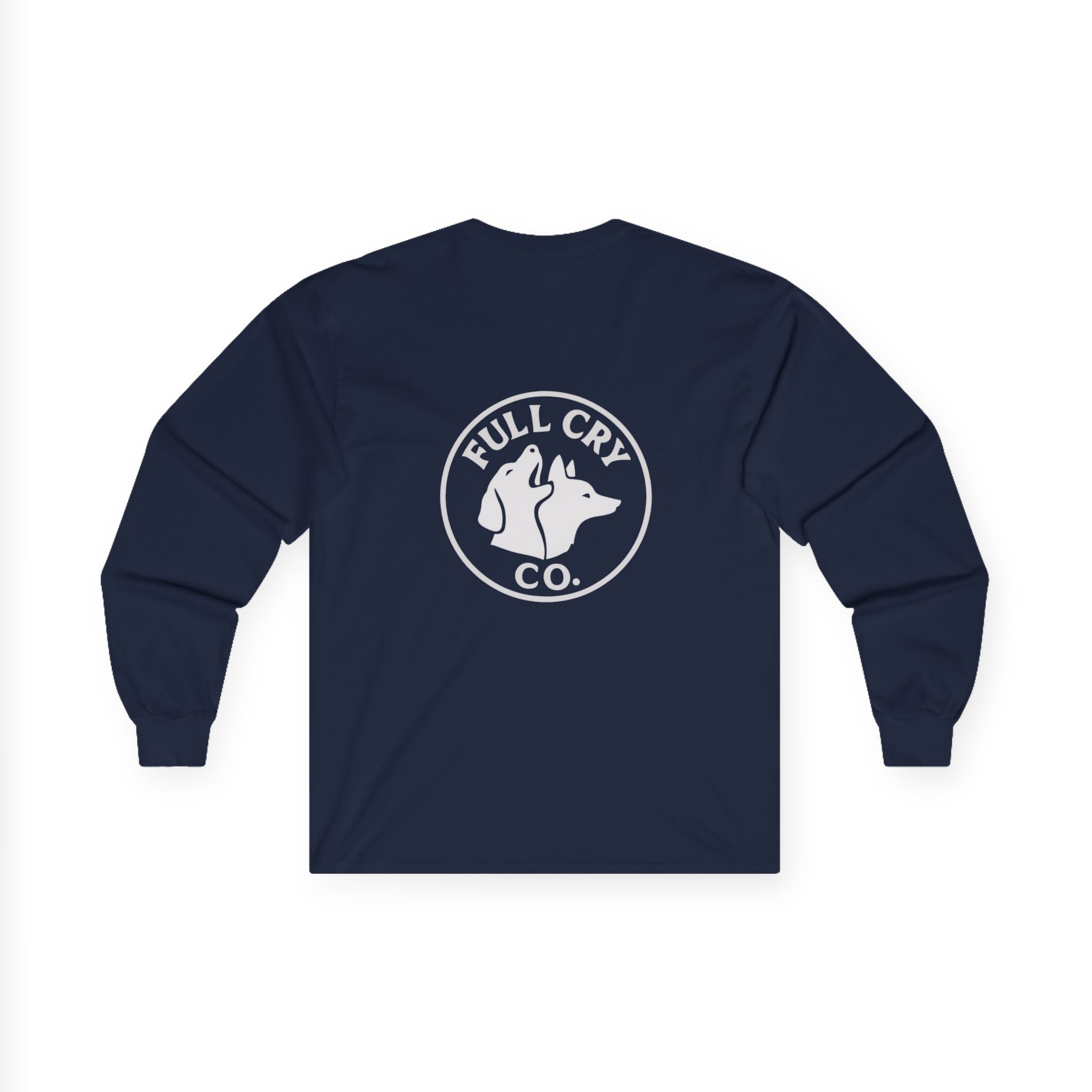Mens plain logo Long Sleeve Tee