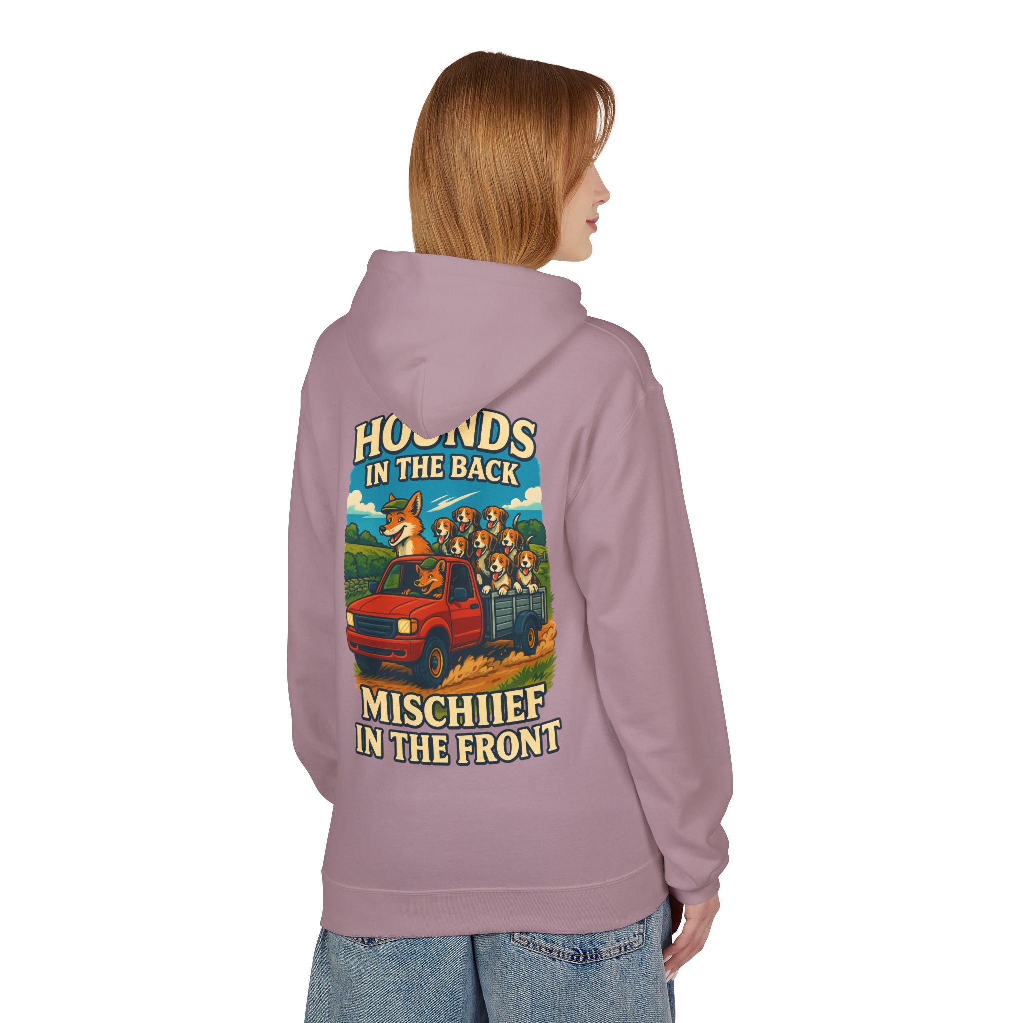 Woman's Hounds In The Back Hoodie